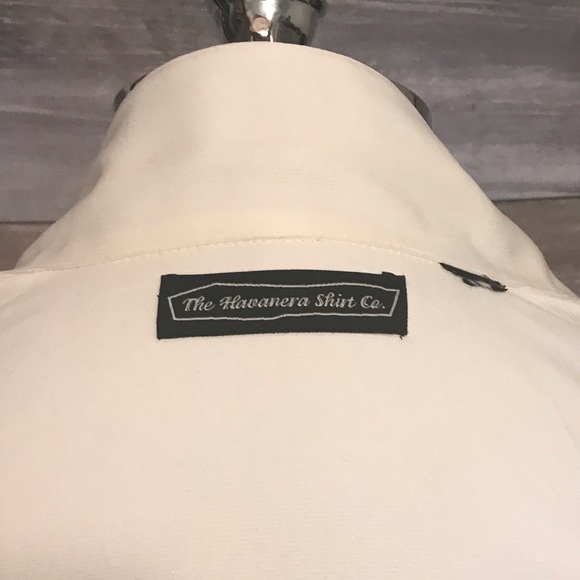 The Havanera Shirt Co embroidered tropical shirt L - Picture 4 of 4